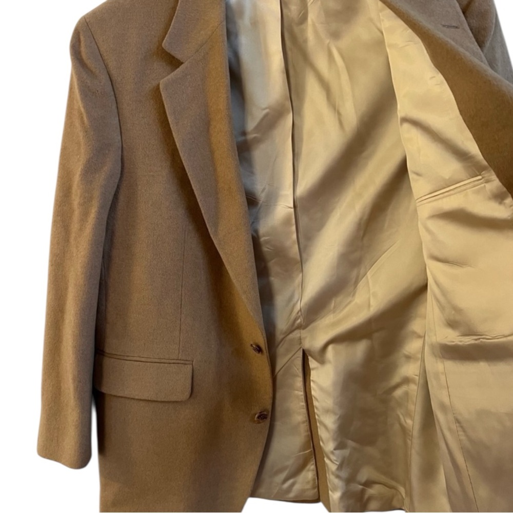 GEOFFREY BEENE Students 100% Camel Hair Blazer Size 38R -- GORGEOUS!!! - Picture 8 of 10
